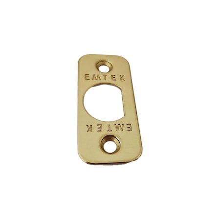 Emtek Bright Brass Faceplate EMFPR3 EMFPR3